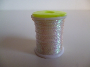 Tinsel (Round) Pearl White